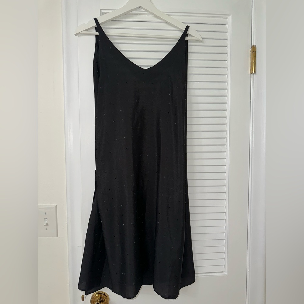 Mango black dress with black glow! SEXY